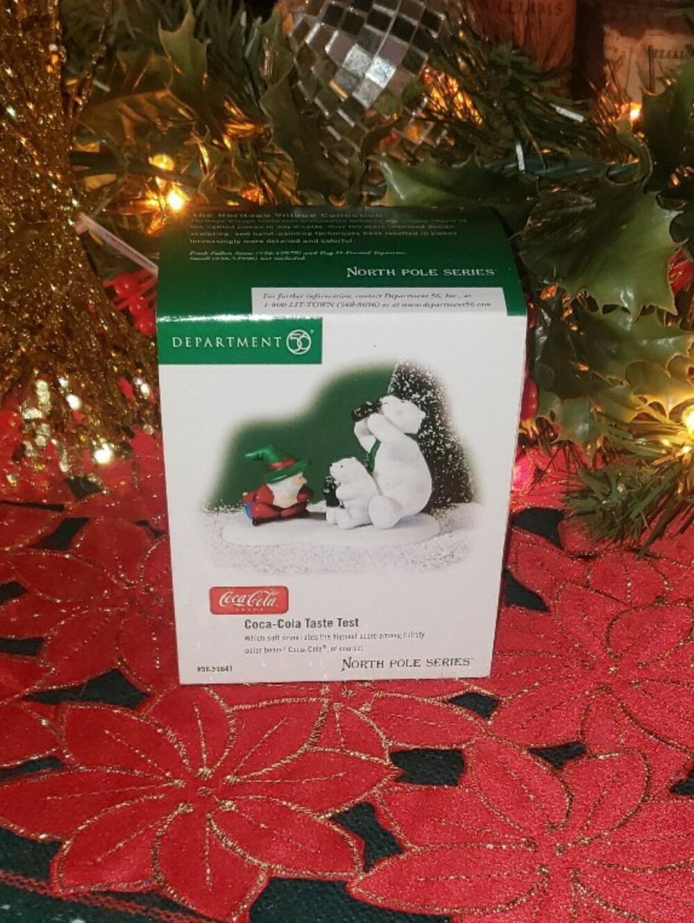 Department 56 "Coca-Cola Taste Test"North Pole Series